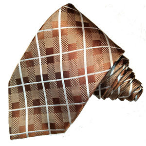 Stafford Performance brown tie